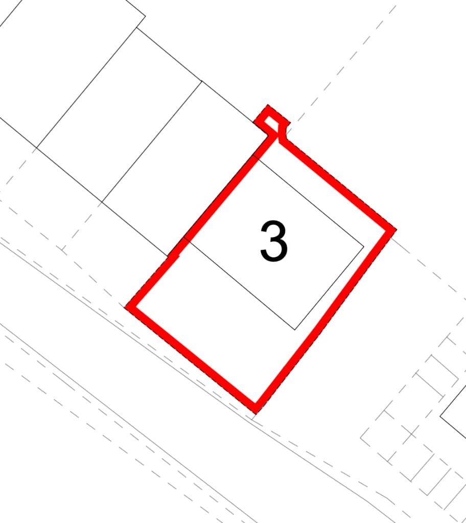 Boundary title plan example